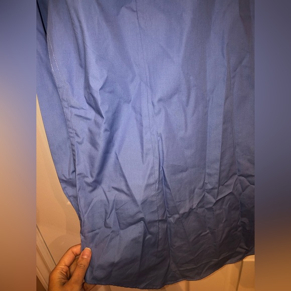 Men’s Blue Dress Shirt - Picture 3 of 10